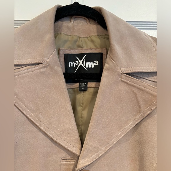 EUC Vintage Maxima Wilson’s Leather cream jacket XL fits nice oversized M to L - Picture 2 of 10